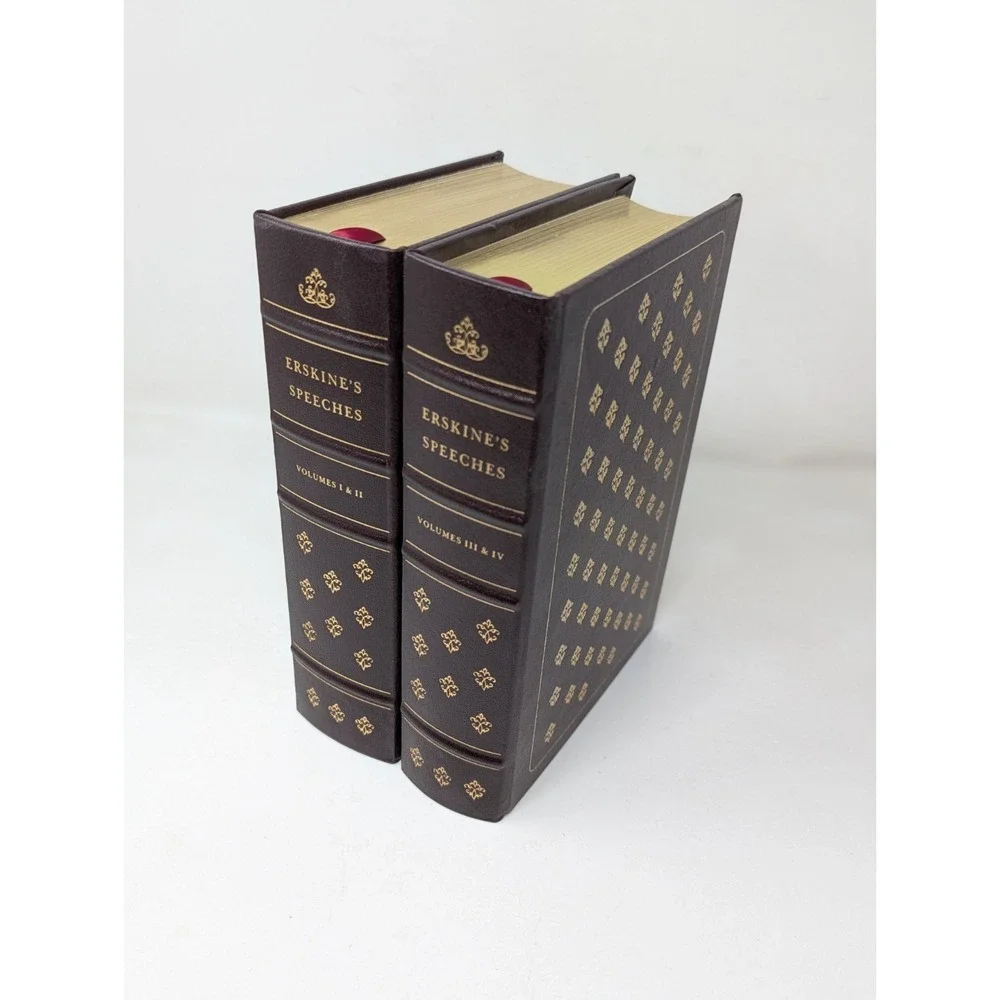 Erskine's Speeches Vol 1, 2, 3, & 4‎ Special Editions Legal Classic Library 1984